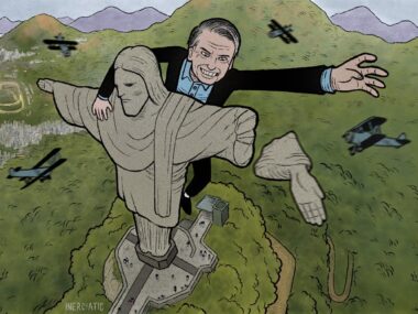 Ilustración Sebastián Rivera Inerciatic Km Cero.