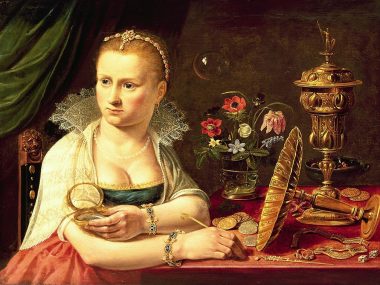 Vanitas_painting,_selfportrait_most_probably_Clara_Peeters